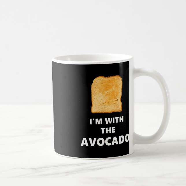 I'm with the Avocado Toast Halloween Costume Coffee Mug (Right)