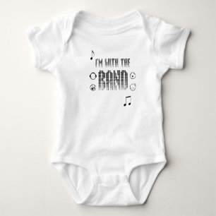 im with the band baby bodysuit