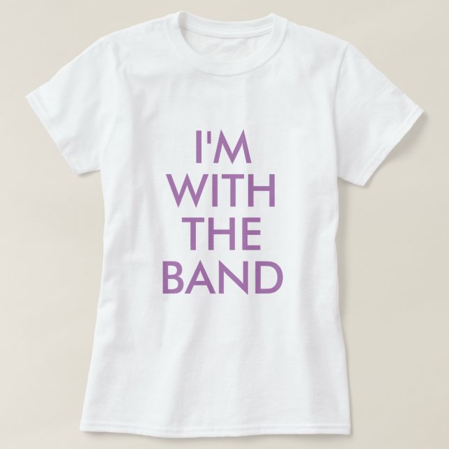 I'm with the band | Kids Boy or Girl T-shirt (Design Front)