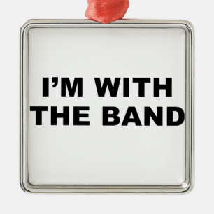 I'm with the band. metal tree decoration