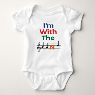I'm With The Band Music Baby Bodysuit