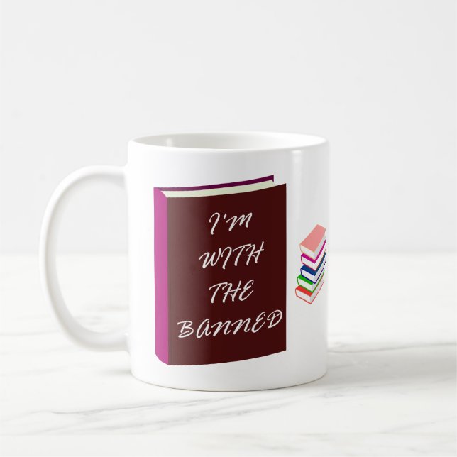 I'm With The Banned Coffee Mug (Left)