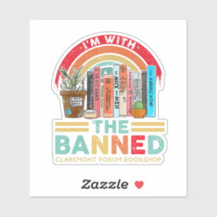 I'm with the Banned Sticker