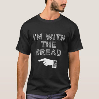I'M With The Bread Simple Casual Halloween Costume T-Shirt