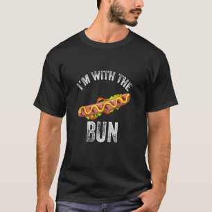 I'm With The Bun Hot Dog Sausage Funny Halloween C T-Shirt