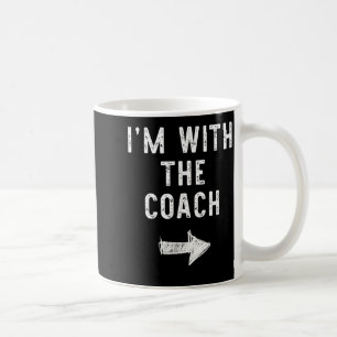 Im with The Coach Funny Halloween Couple Costume Coffee Mug