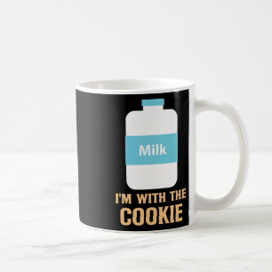 I'm With The Cookie And Milk Matching Best Friend Coffee Mug