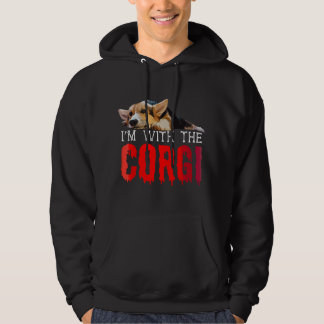 I'm With The Corgi Funny Couple Halloween Cosplay Hoodie