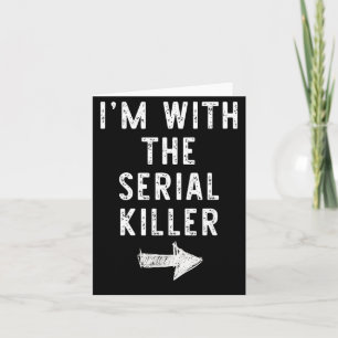 Im with The Funny Halloween Couple Costume Card