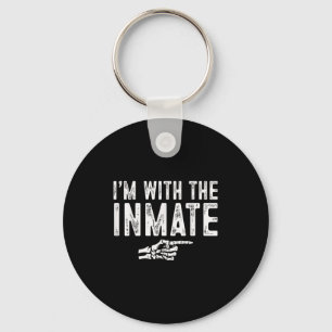 I'm With The Inmate Easy Costume Halloween Couples Key Ring