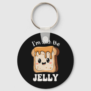 I'm With The Jelly And Peanut Butter Matching Coup Key Ring