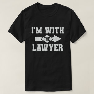 I'm With The Lawyer Funny Couple Halloween Costume T-Shirt