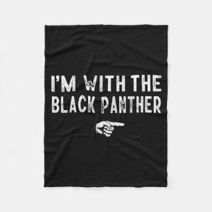 Im With The Matching Lazy Costume Halloween Fleece Blanket