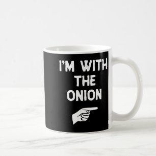 Im with The Onion Funny Halloween Matching Costume Coffee Mug