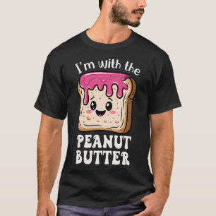 I'M With The Peanut Butter Jelly Couple Matching T-Shirt