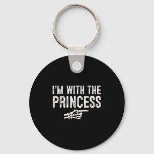 I'm With The Princess Easy Costume Halloween Coupl Key Ring