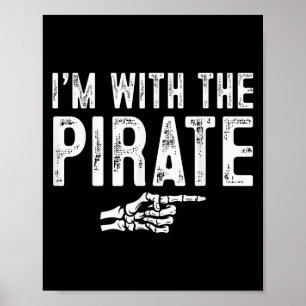 I'm With The Rate Easy Costume Halloween Couples M Poster