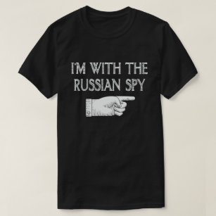 I'm With The Russian Spy Funny Couple Halloween T-Shirt