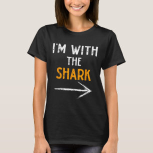 I'm With The Shark Costume Halloween Couple Matchi T-Shirt