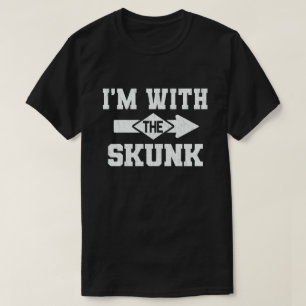 I'm With The Skunk Funny Couple Halloween Costume T-Shirt