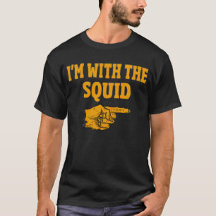 I'm With The Squid Matching Halloween Costume  T-Shirt