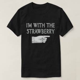 I'm With The Strawberry Funny Matching Halloween T-Shirt