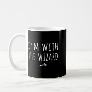 Im With The Wizard Matching Lazy Halloween Costume Coffee Mug
