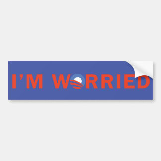 I'm Worried Bumper Sticker