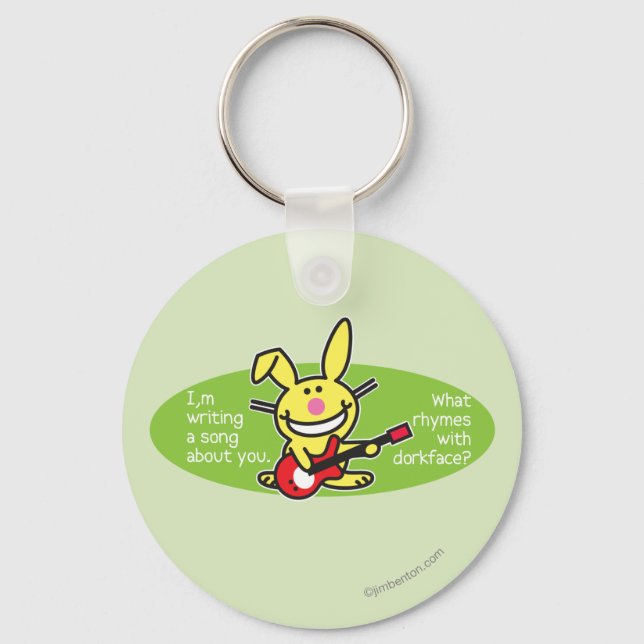 I'm Writing A Song Key Ring (Front)