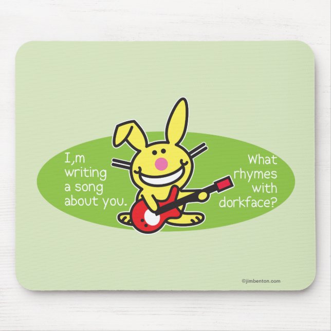 I'm Writing A Song Mouse Pad (Front)
