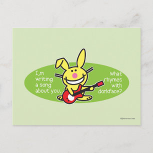 I'm Writing A Song Postcard