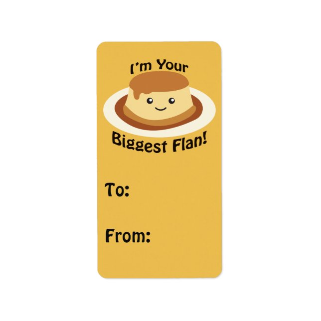 I'm your Biggest Flan Label (Front)