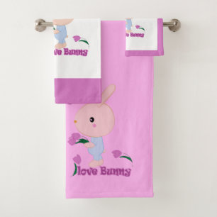 I'm your favourite Bunny Bath Towel Set