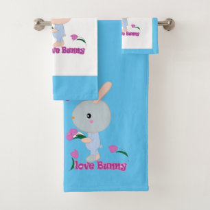 I'm your favourite Bunny Bath Towel Set