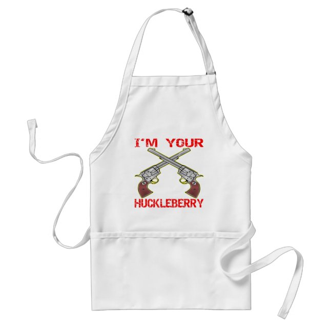 I'm Your Huckleberry 6 Guns Standard Apron (Front)