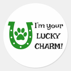 I'm Your Lucky Charm ☘️✨ Classic Round Sticker