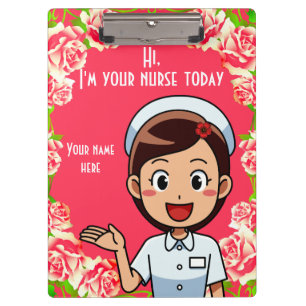 I'm Your Nurse Today Personalised Clipboard