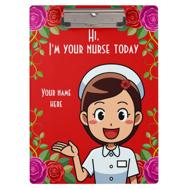I'm Your Nurse Today Personalised Clipboard (Front)