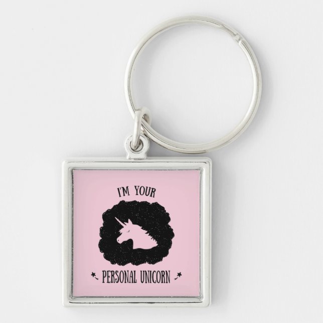I'm Your Personal Unicorn Key Ring (Front)