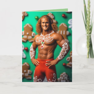 I'm Your Spicy Gingerbread Man Folded Holiday Card