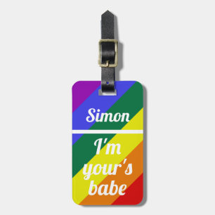I'm yours babe Funny Luggage Tag