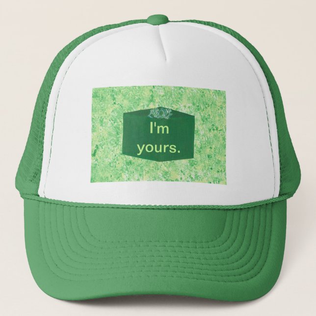 I'm yours humour fun Christmas gift hat (Front)
