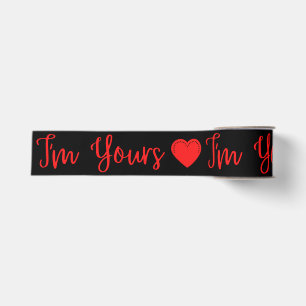 I'm Yours Red Valentine's Grosgrain Ribbon