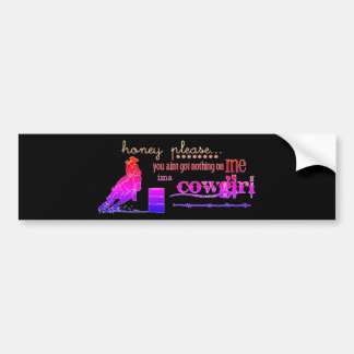 Ima Cowgirl Bumper Sticker