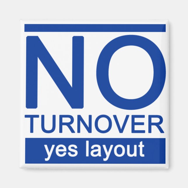 Ima-NOturnover Magnet (Front)