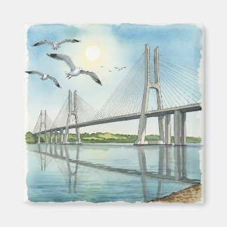 Imã - Portugal - Lisbon - Ponte Vasco da Gama Magnet