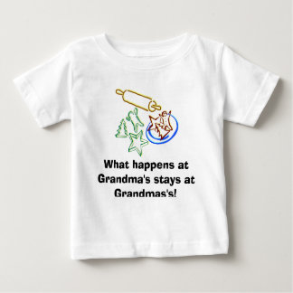 image2, What happens at Grandma's stays at Gran... Baby T-Shirt