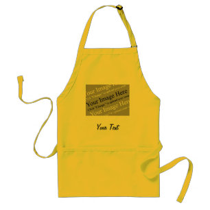 Image and Text Customisable Apron
