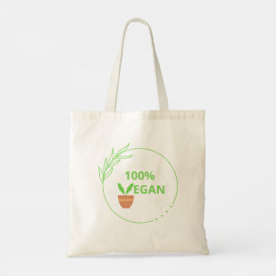 Image for vegans. tote bag