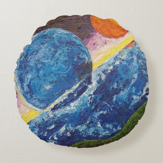 Image from my play Horizonte Round Cushion (Front)